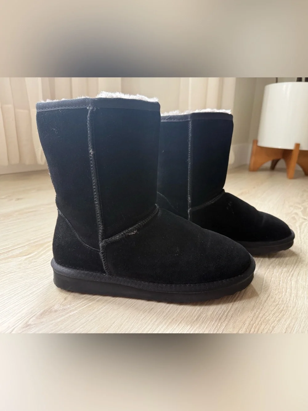 Quince Australian Shearling Mid Calf Boots- W8